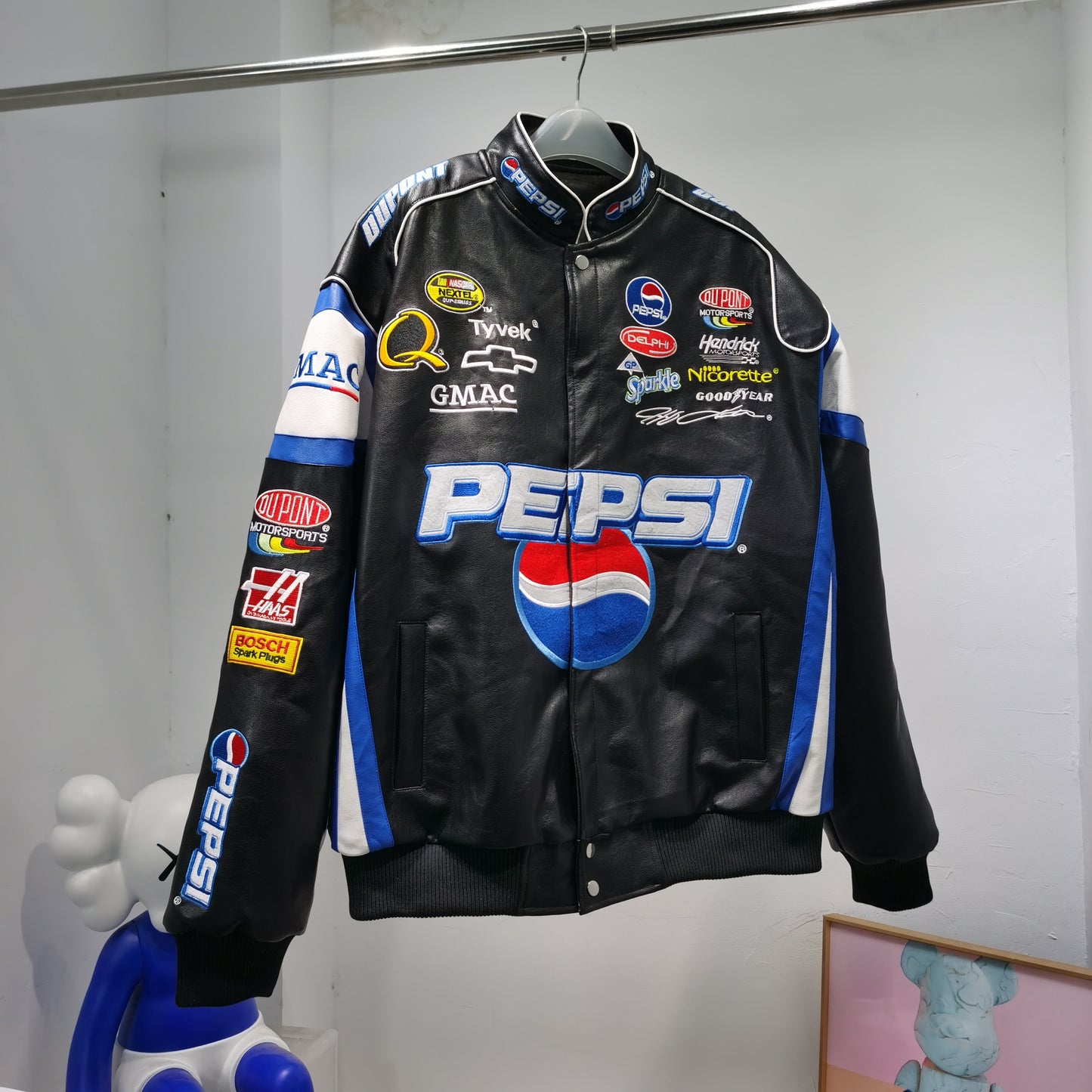 Jeff Gordon Pespi Leather Nascar Jacket