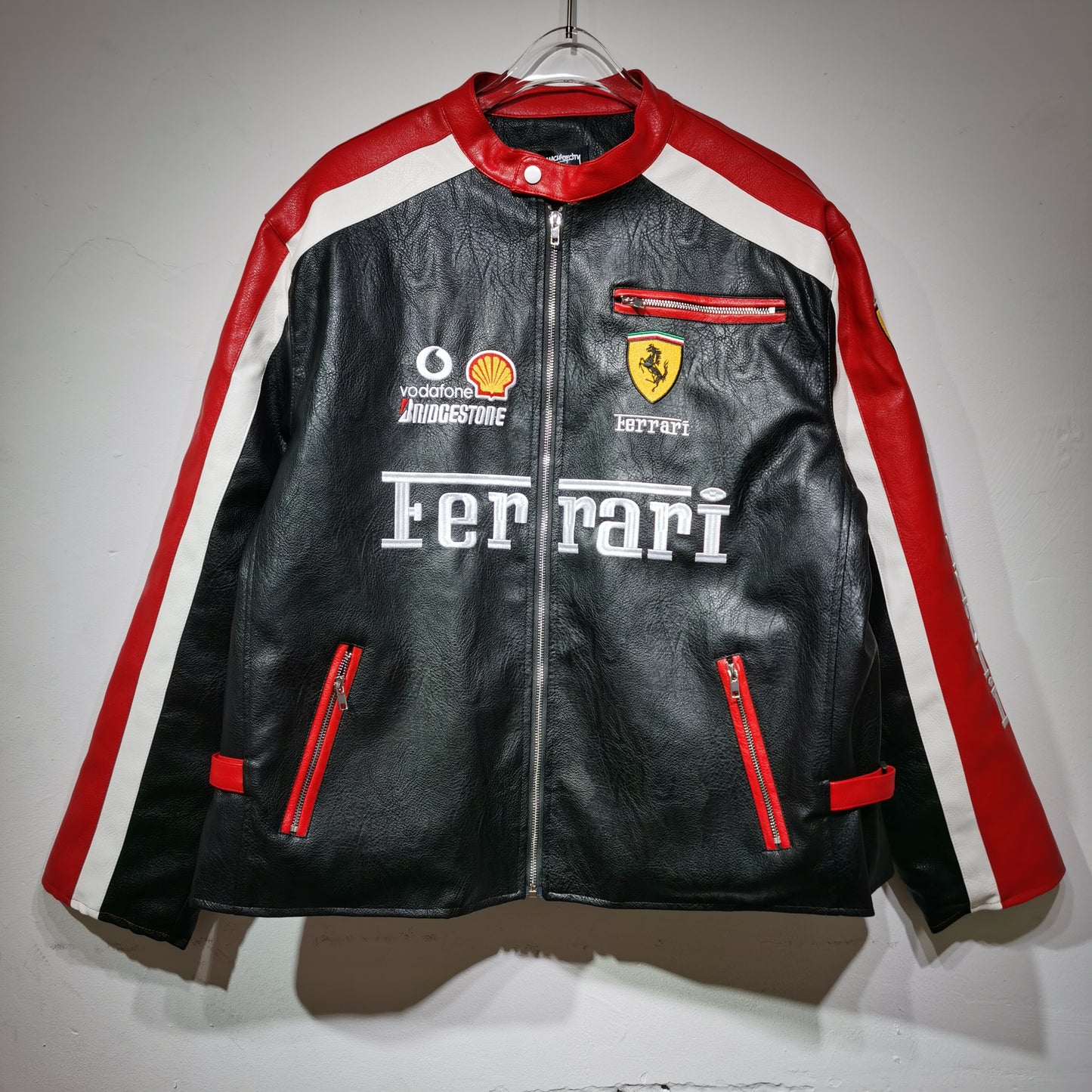 90s Ferrari Leather Jacket