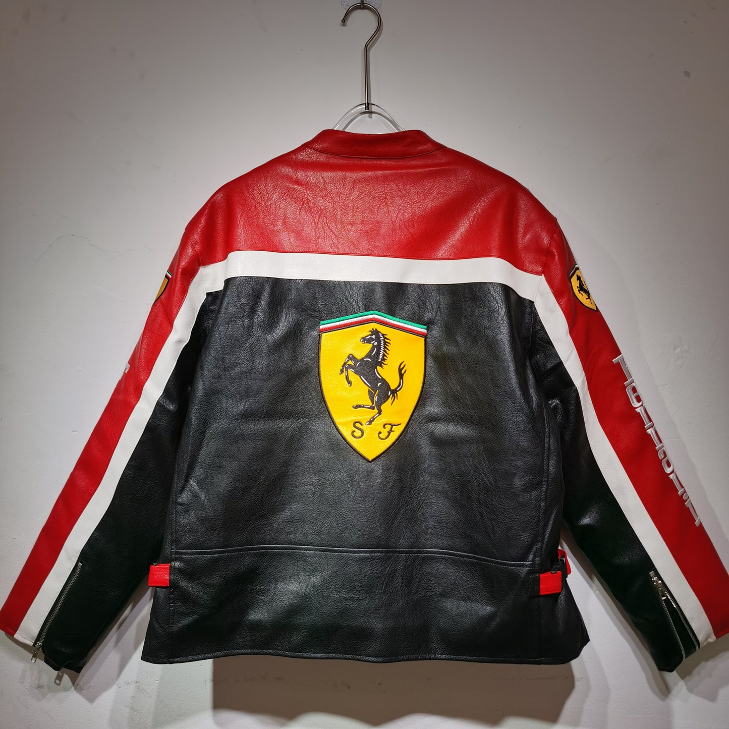 90s Ferrari Leather Jacket