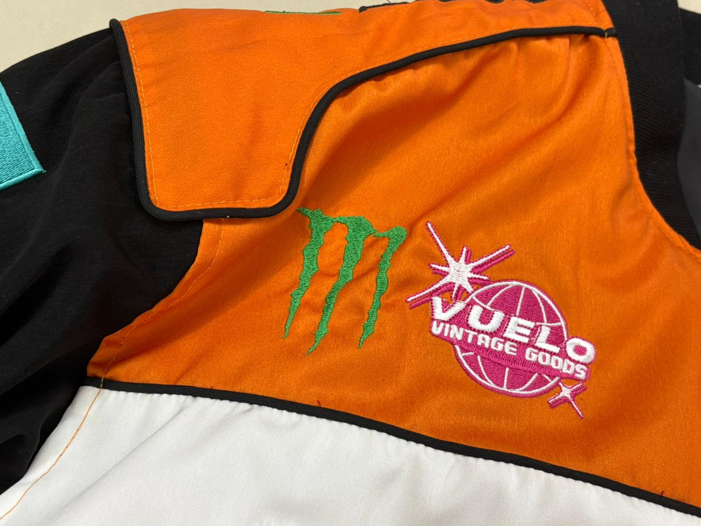 V.V.G x 2025 Orange White Mclaren F1 Racing Jacket