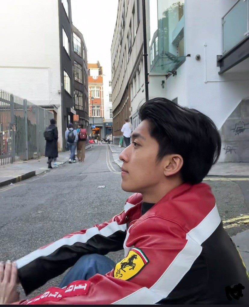 90s Ferrari Leather Jacket