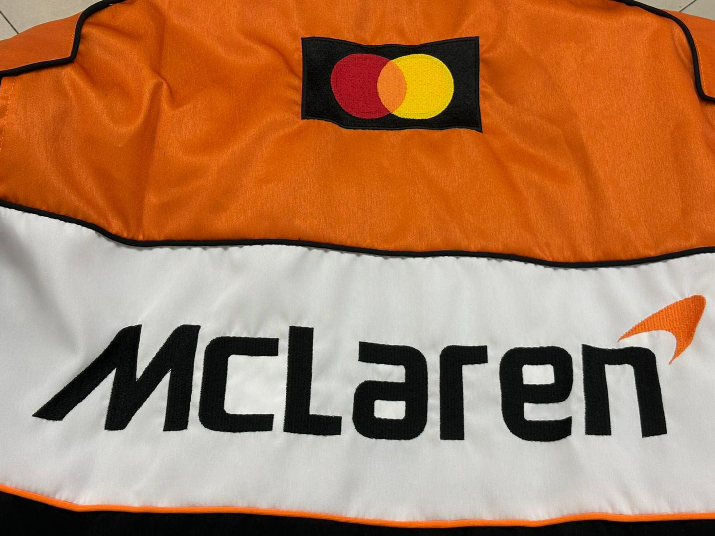V.V.G x 2025 Orange White Mclaren F1 Racing Jacket