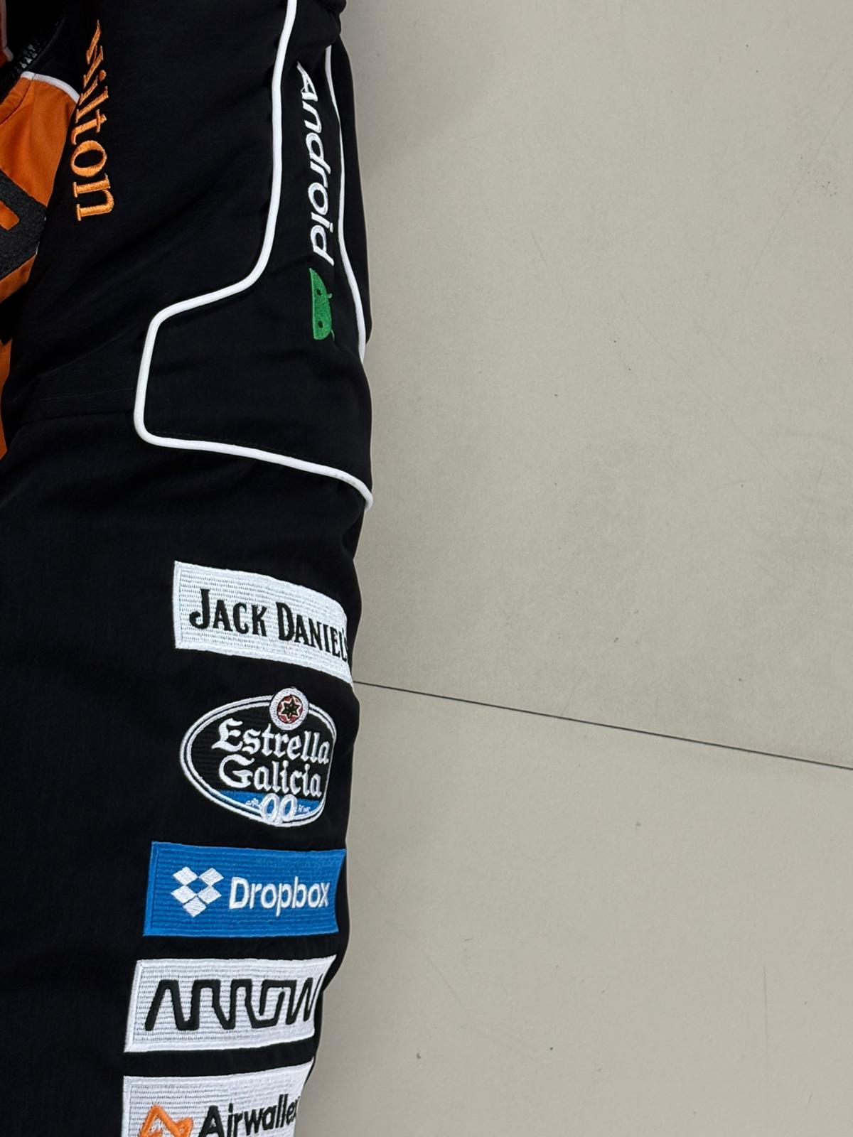 V.V.G x 2025 Orange White Mclaren F1 Racing Jacket