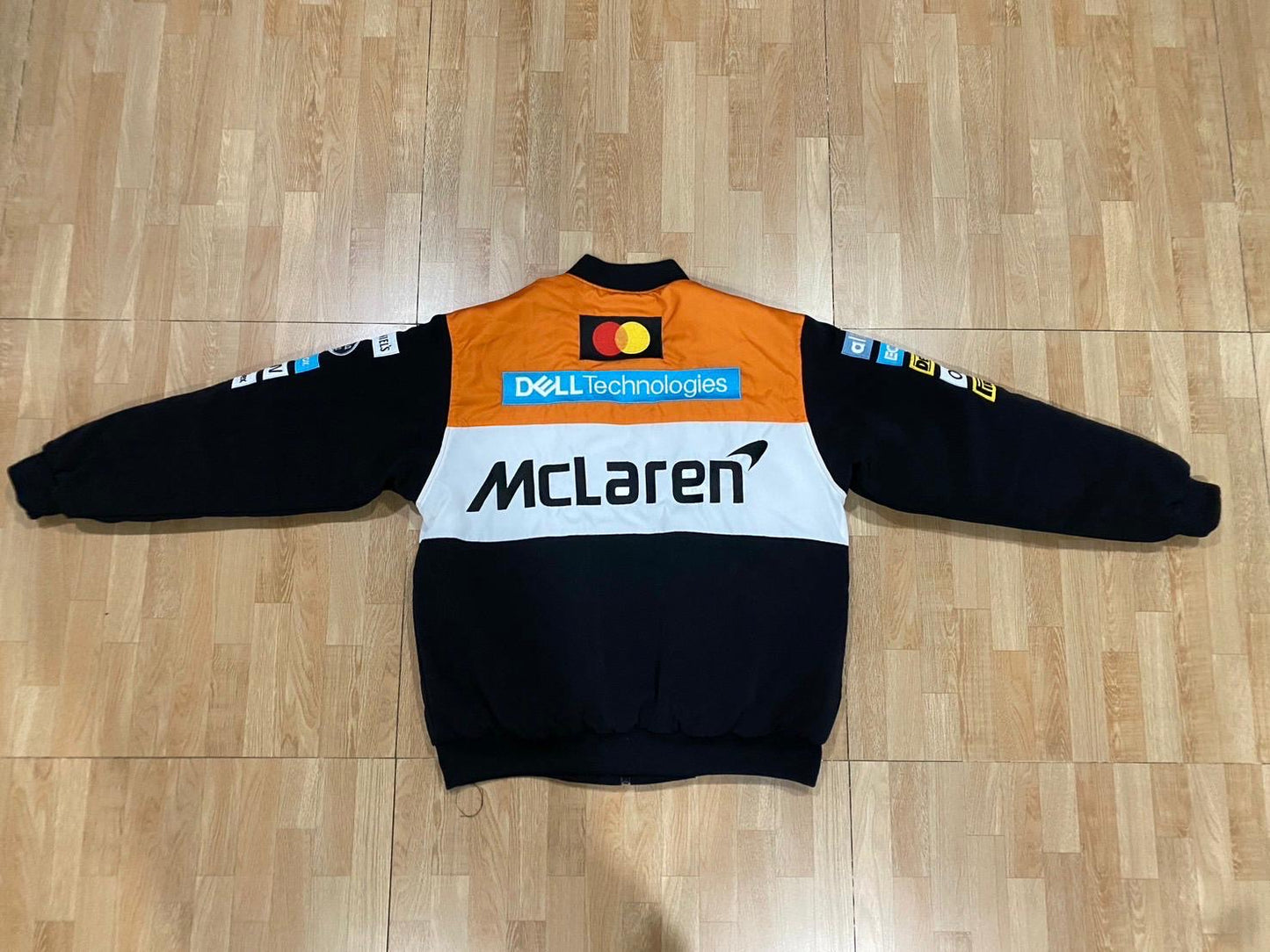 V.V.G x 2025 Orange White Mclaren F1 Racing Jacket
