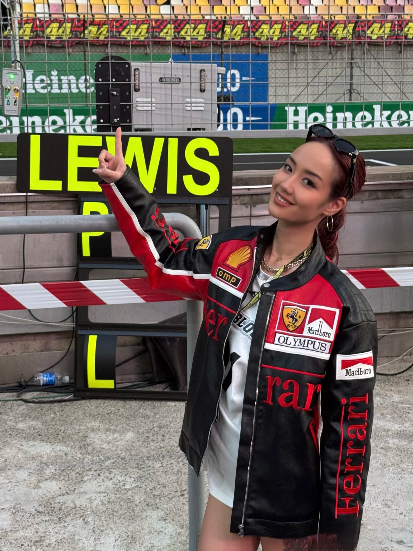 Olympus Ferrari Leather Racing Jacket