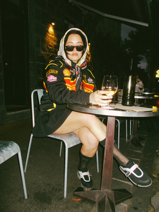 Red Black V.V.G 2025 Ferrari F1 Racing Jacket