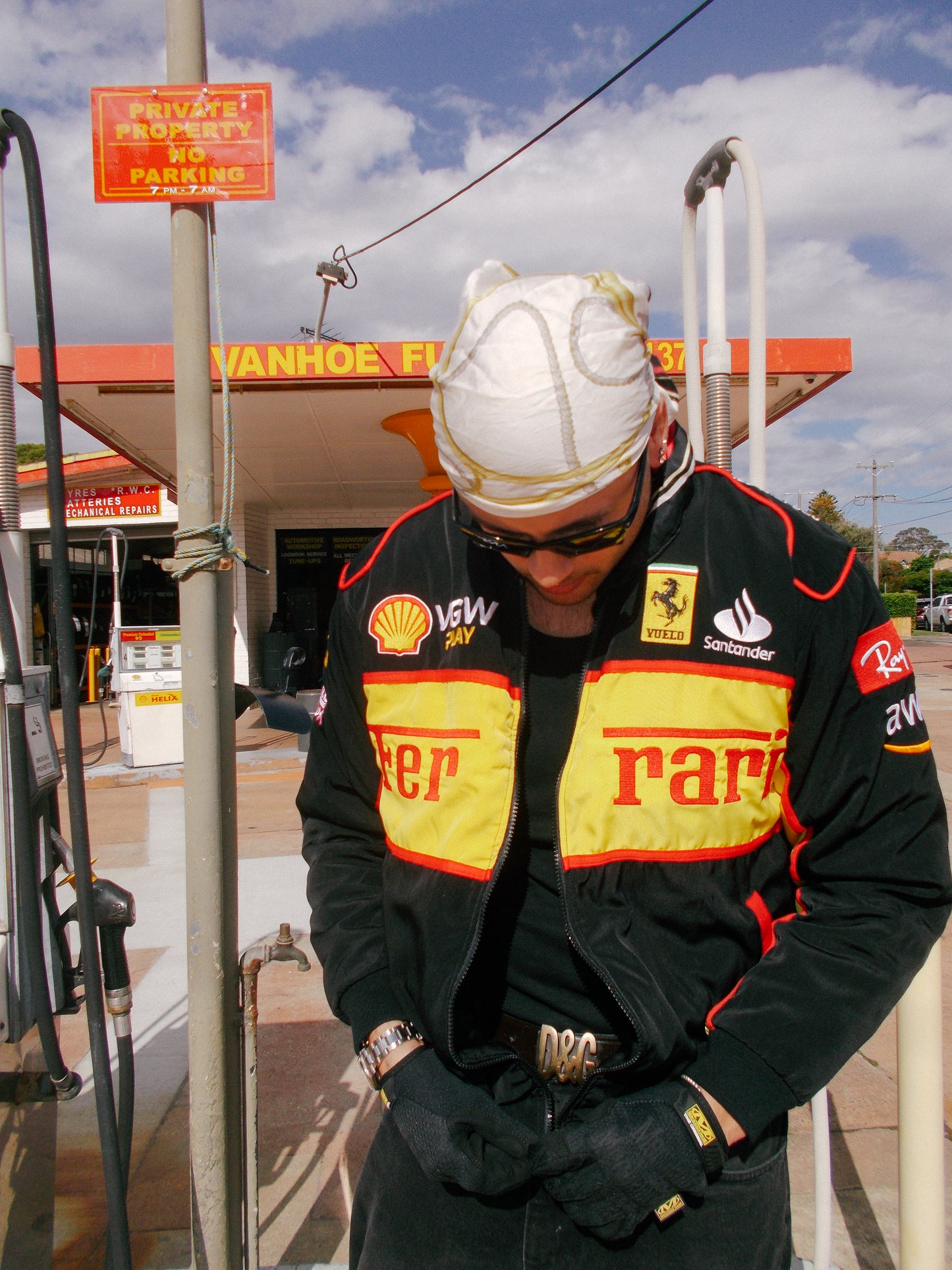 Yellow Black V.V.G 2025 Ferrari F1 Racing Jacket