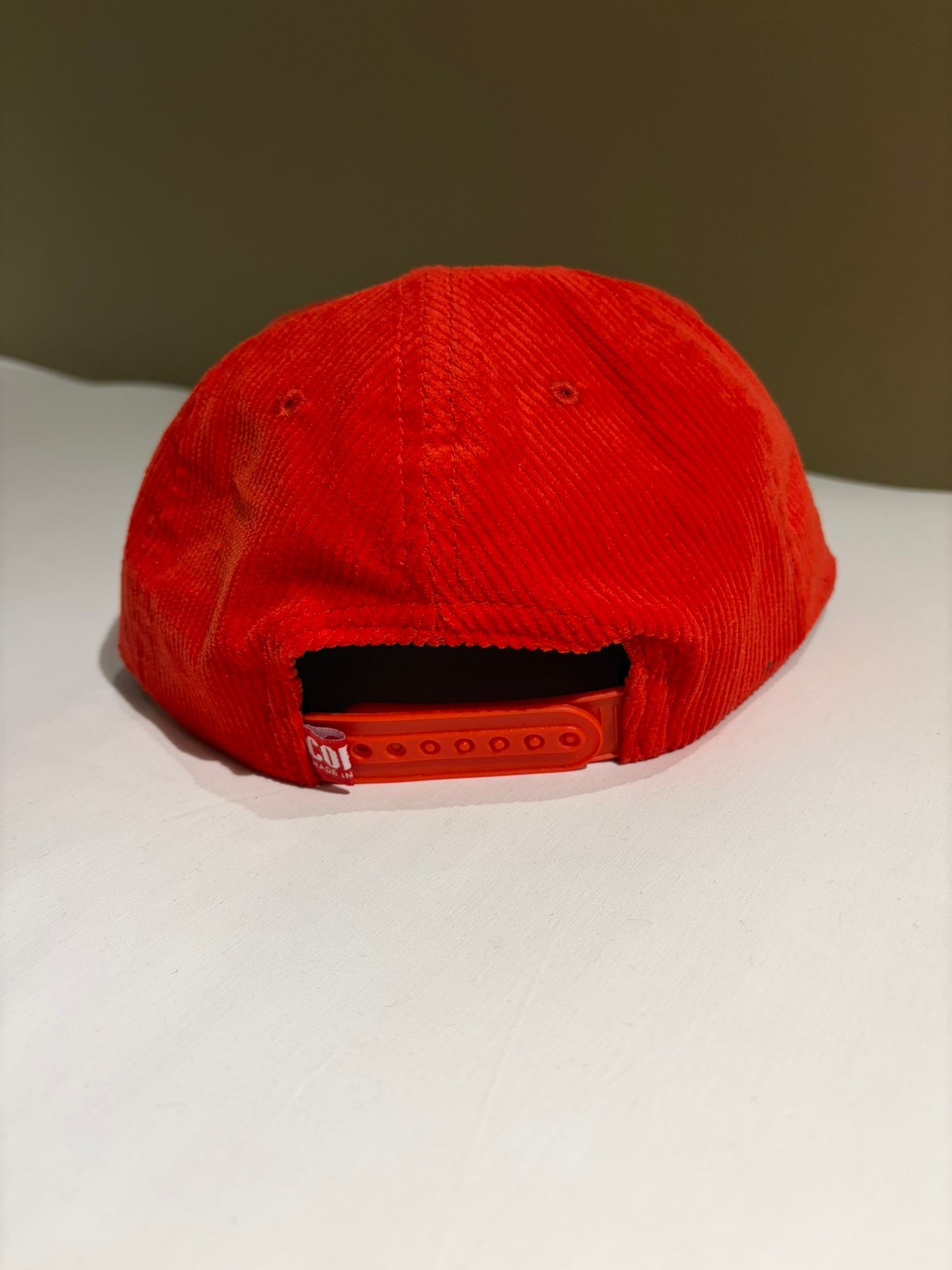 Marboro World Championship Team corduroy snapback hat-Red