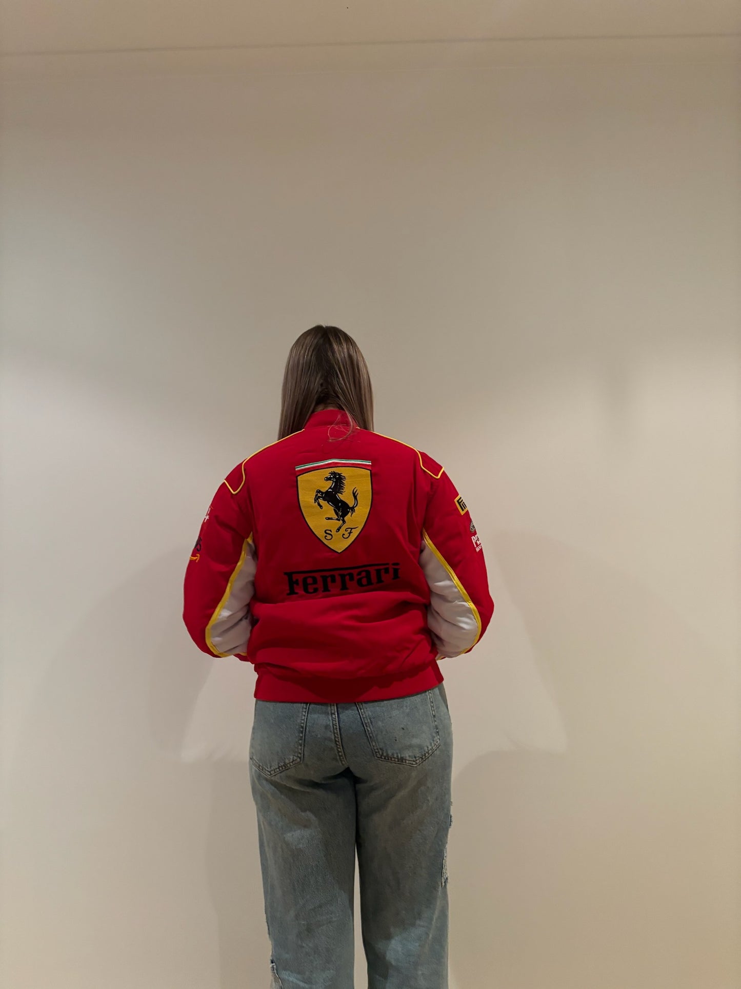 2025 Ferrari Puma Red & white Jacket