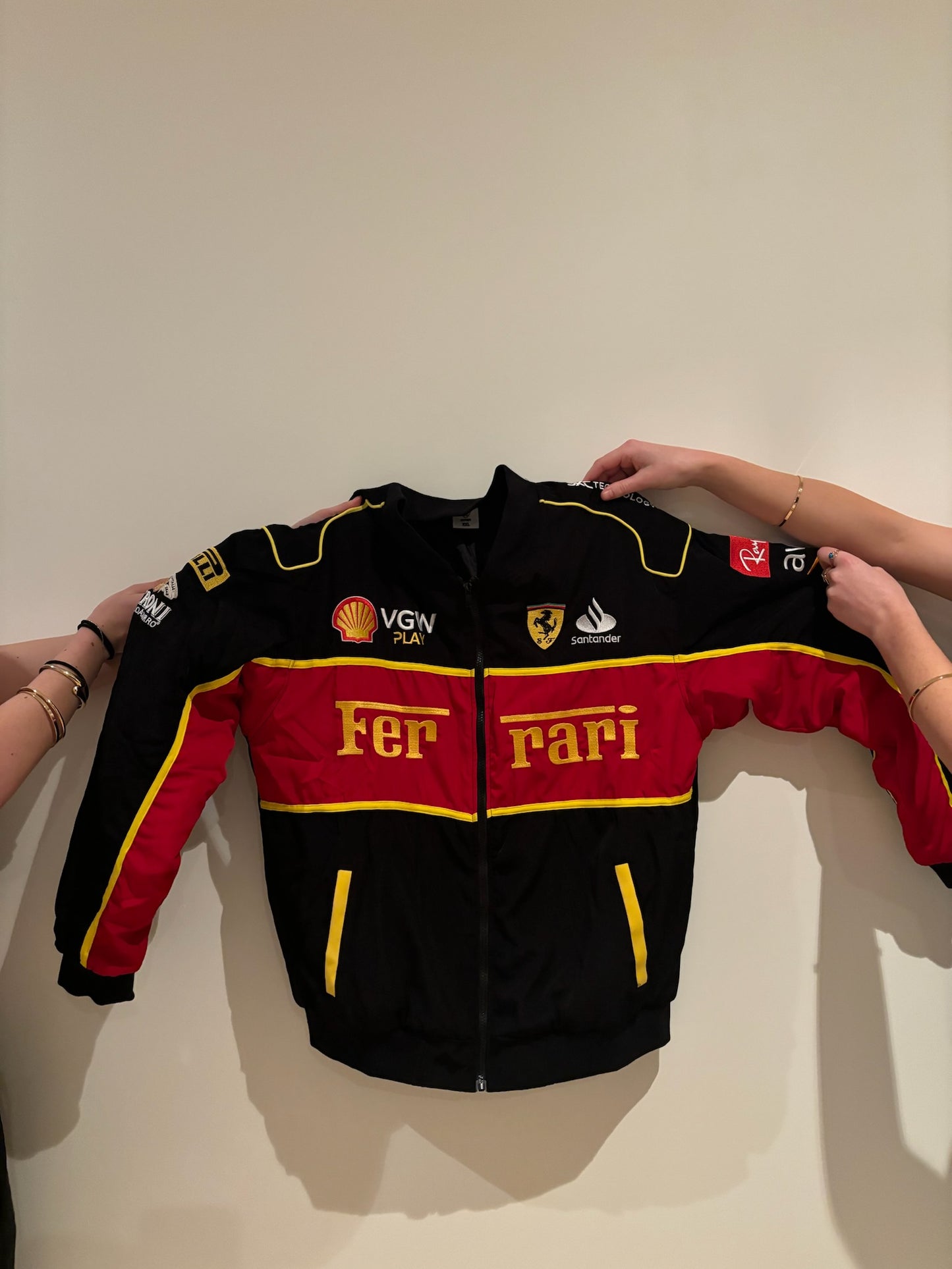 2025 Ferrari Black & Red Jacket