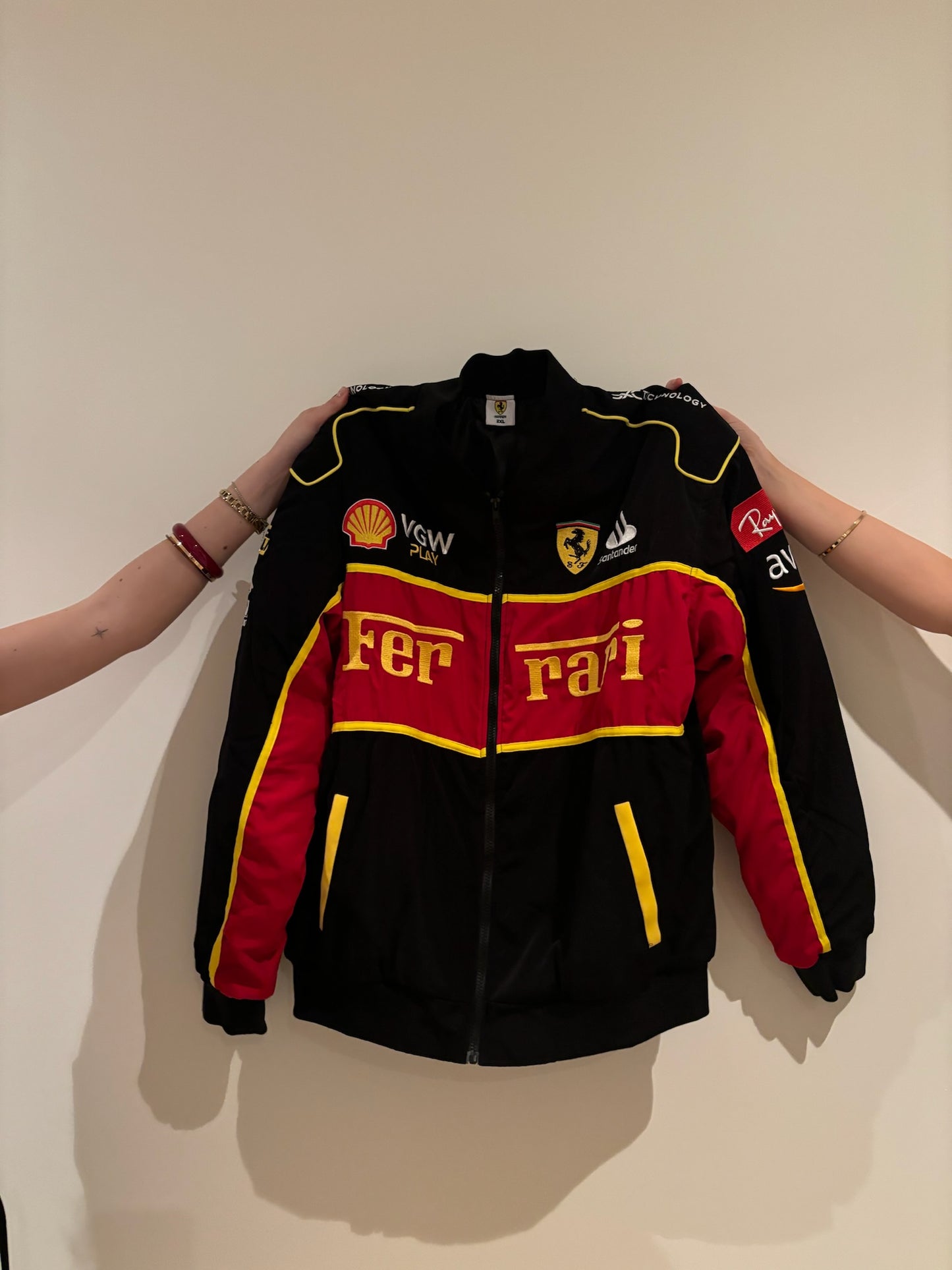 2025 Ferrari Black & Red Jacket