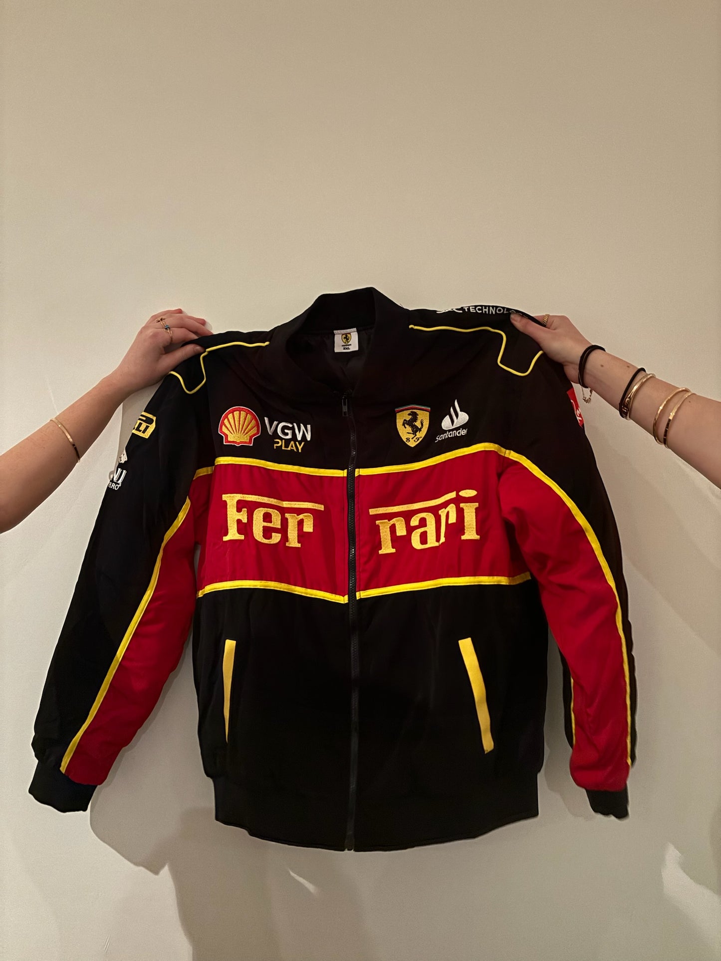 2025 Ferrari Black & Red Jacket