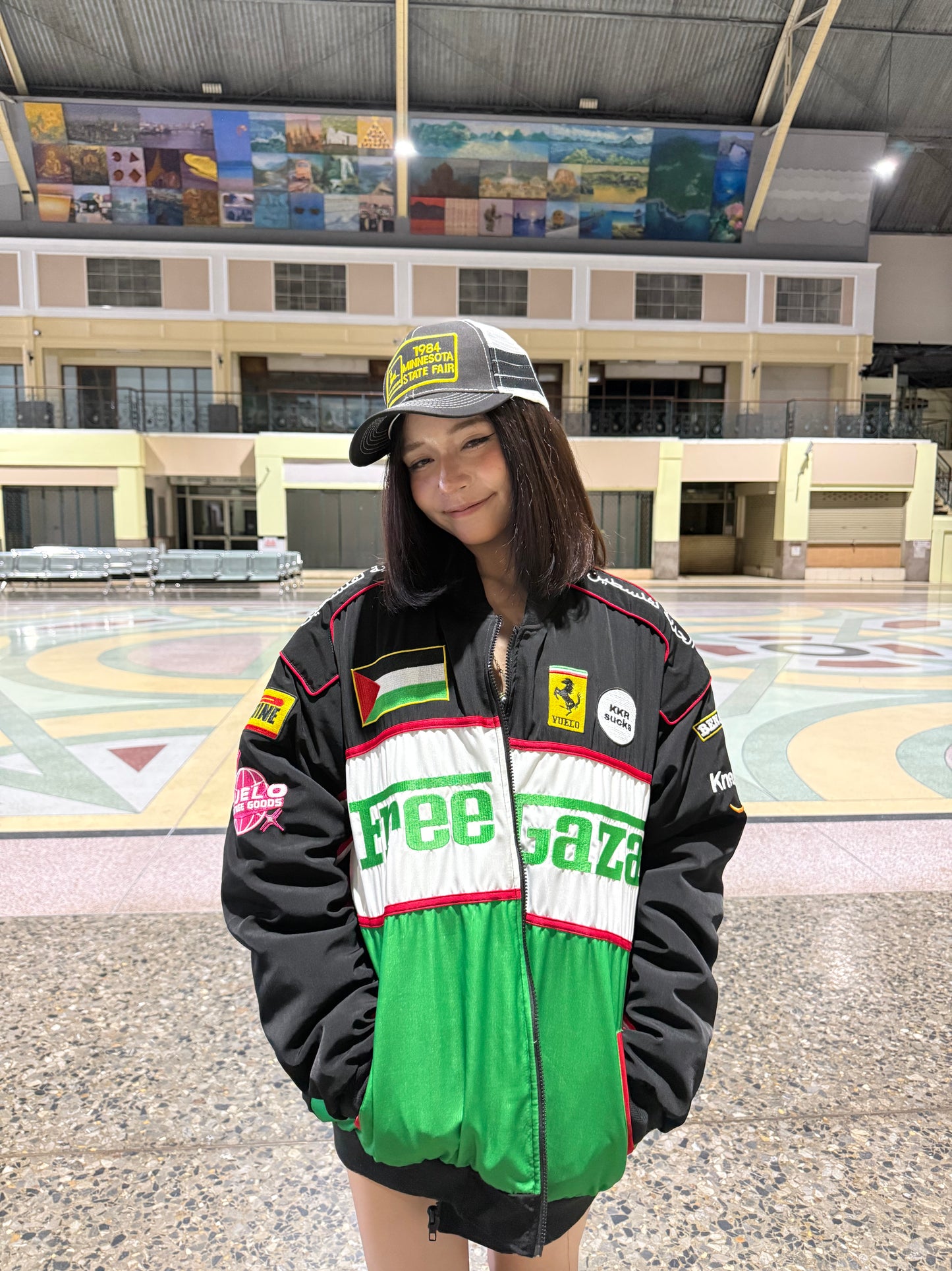 V.V.G X Free Gaza Green