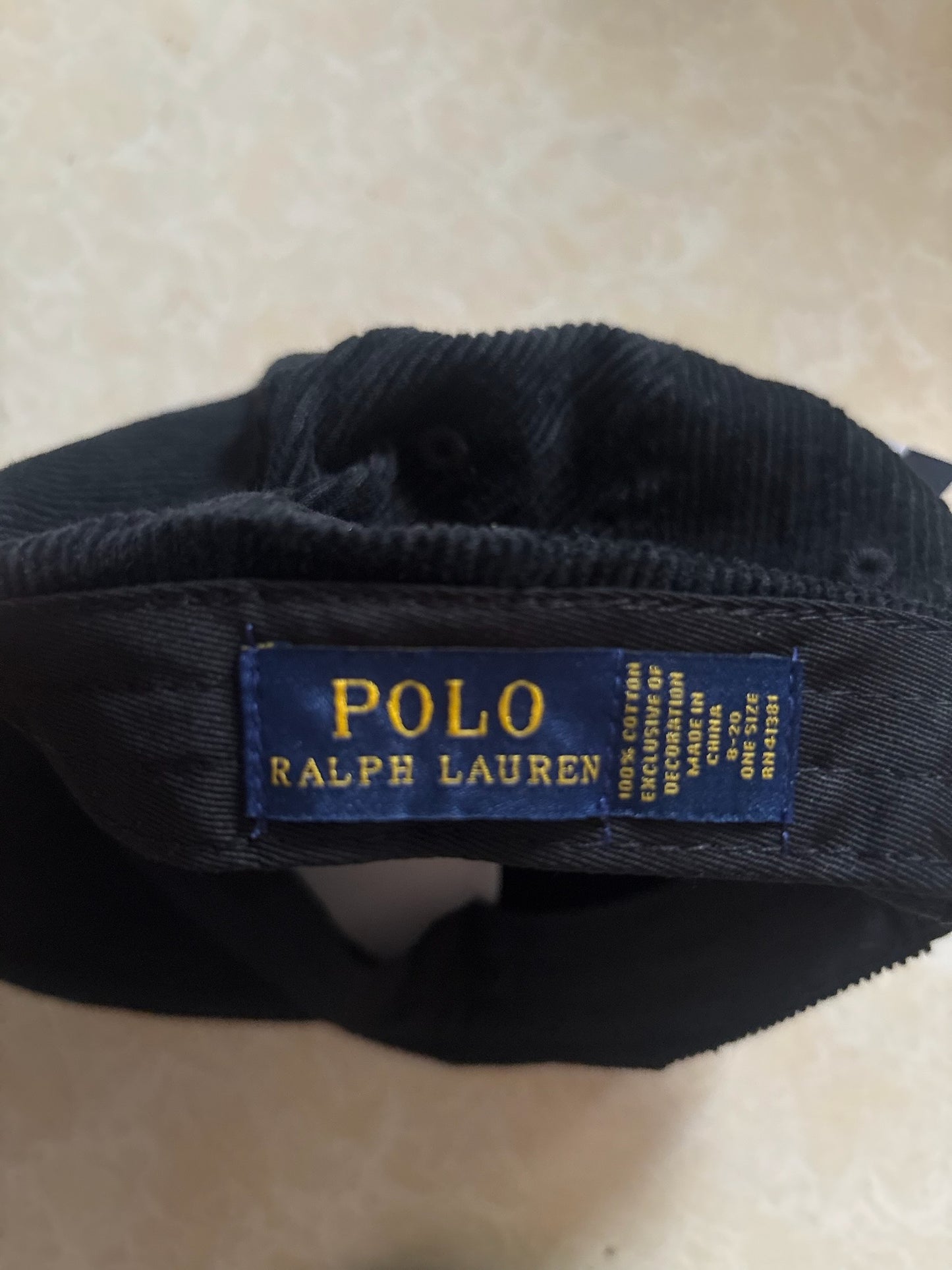 Polo Ralph Lauren Baseball Cap - Black