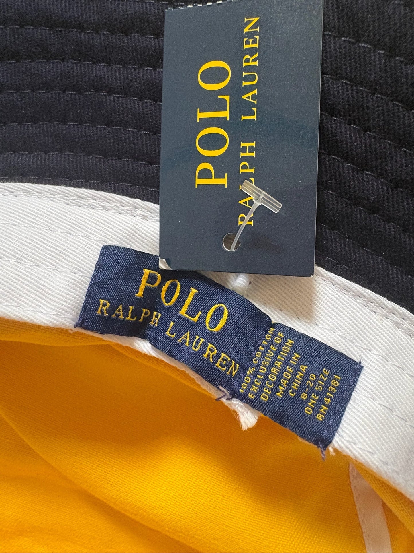 Polo Ralph Lauren Bucket Hat - Yellow/Black