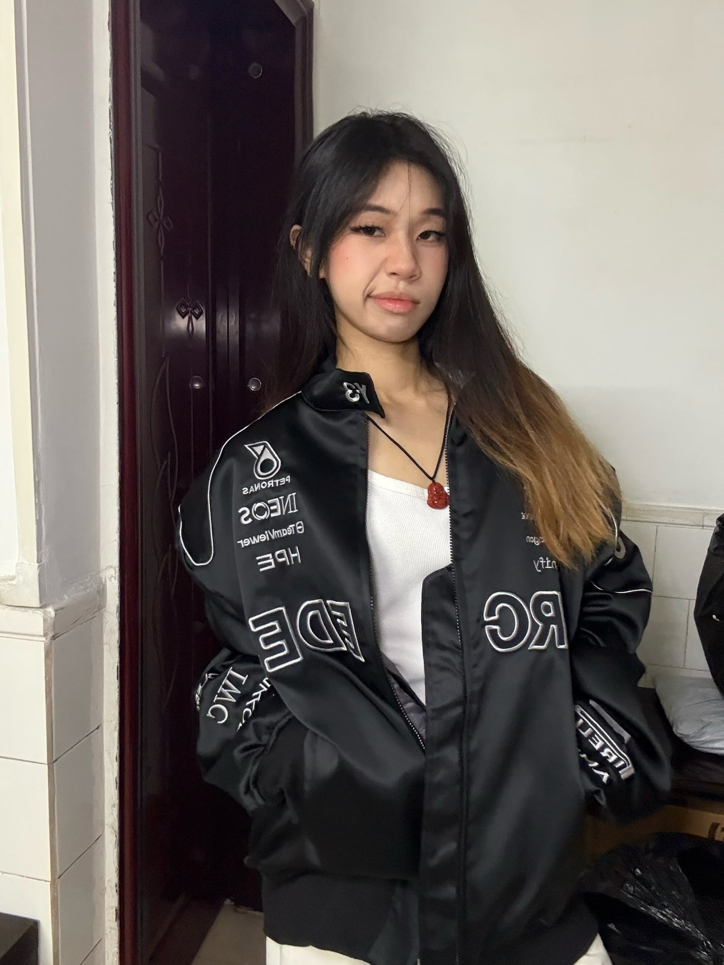 Mercedes-AMG Petronas F1 Team Jacket-Black