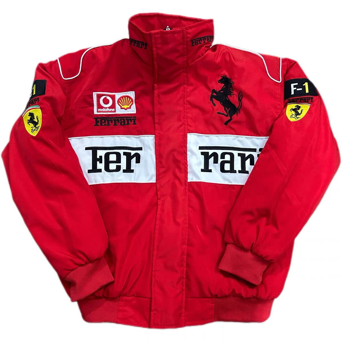 Red Big Ferrari Vintage F1 Jacket