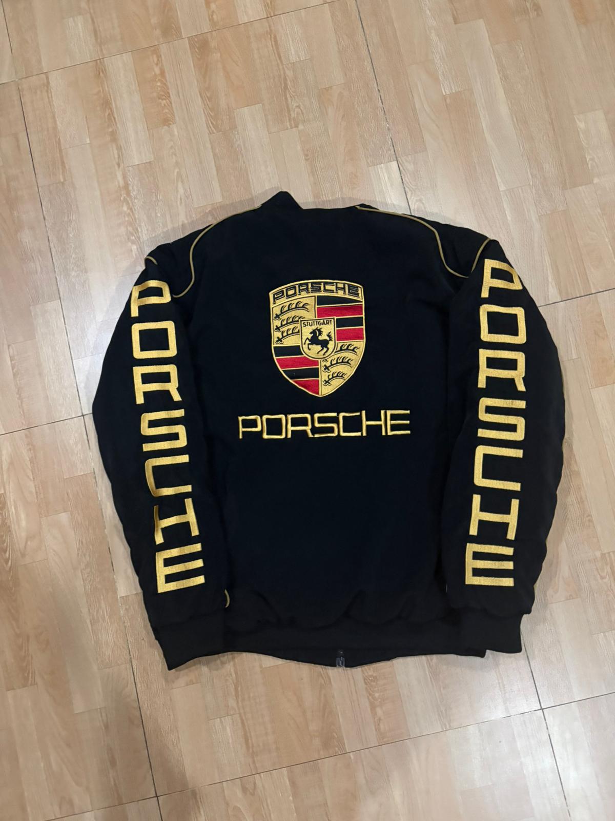 V.V.G x Porsche Black Racing Jacket