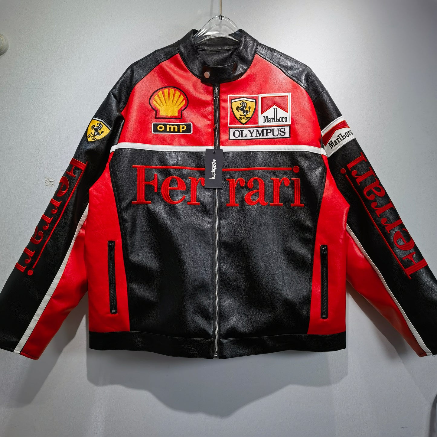 Olympus Ferrari Leather Racing Jacket
