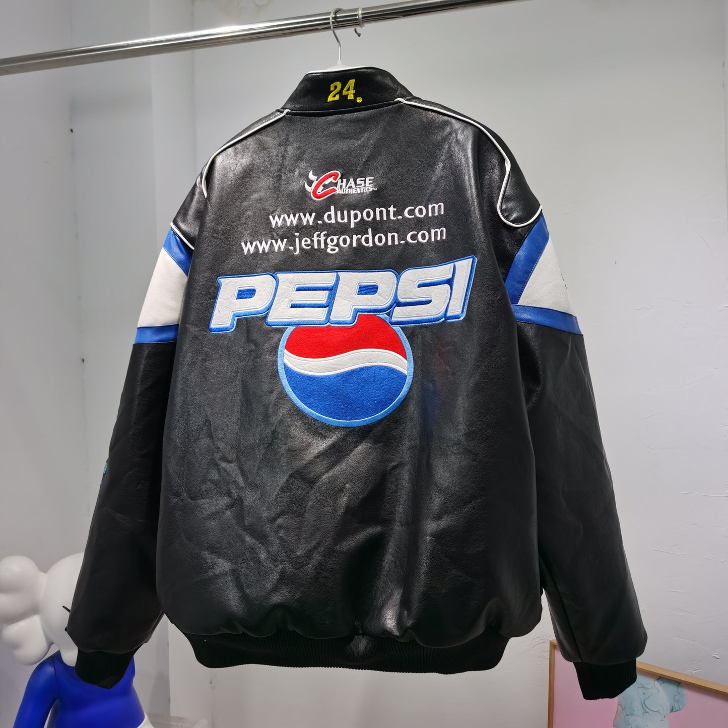 Jeff Gordon Pespi Leather Nascar Jacket