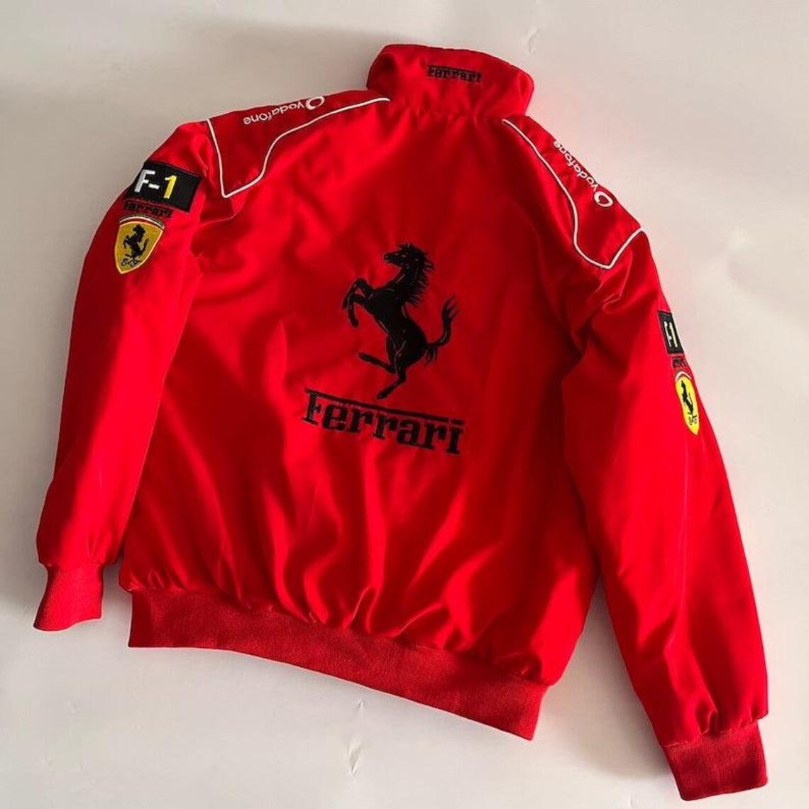 Red Big Ferrari Vintage F1 Jacket