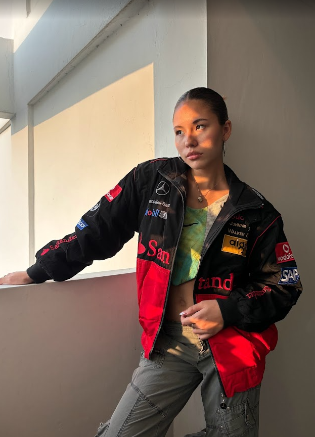 Red Mercedes Vintage Racing Jacket
