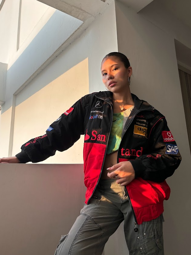 Red Mercedes Vintage Racing Jacket