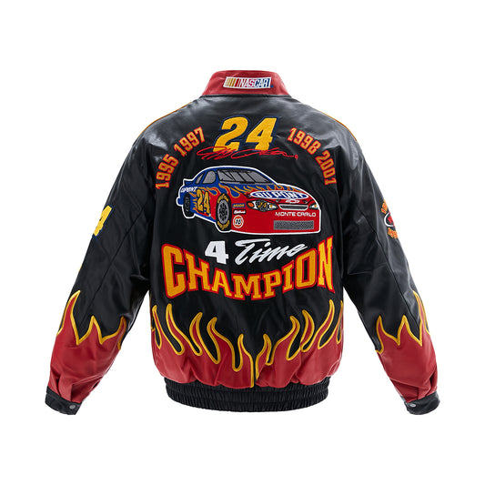 Jeff Gordon Leather Nascar Racing Jacket