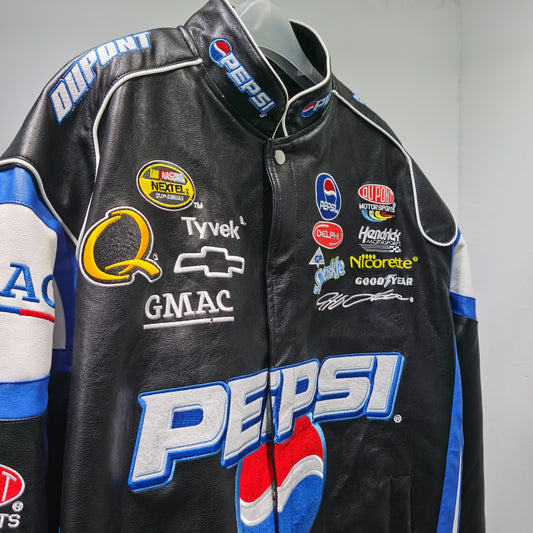 Jeff Gordon Pespi Leather Nascar Jacket