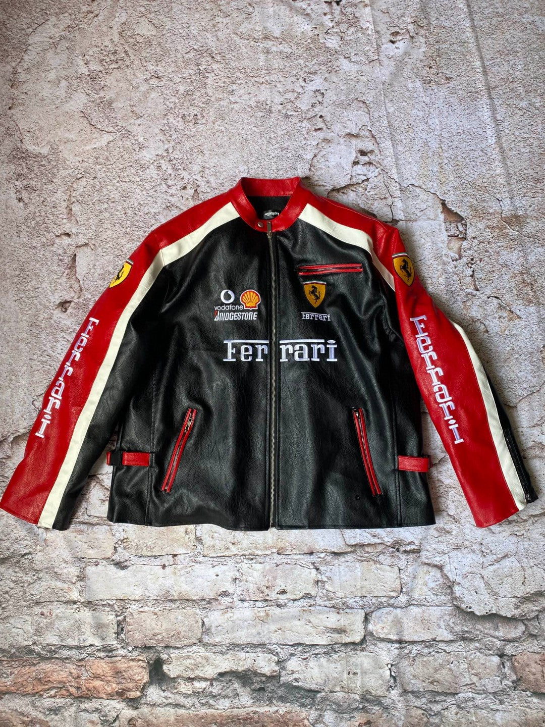 90s Ferrari Leather Jacket