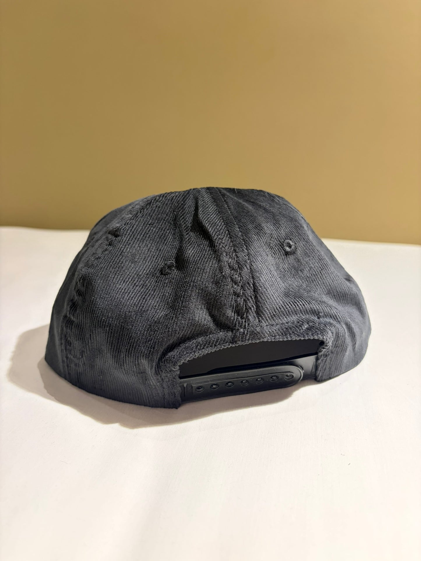 Marlboro Corduroy Snapback Cap-Black
