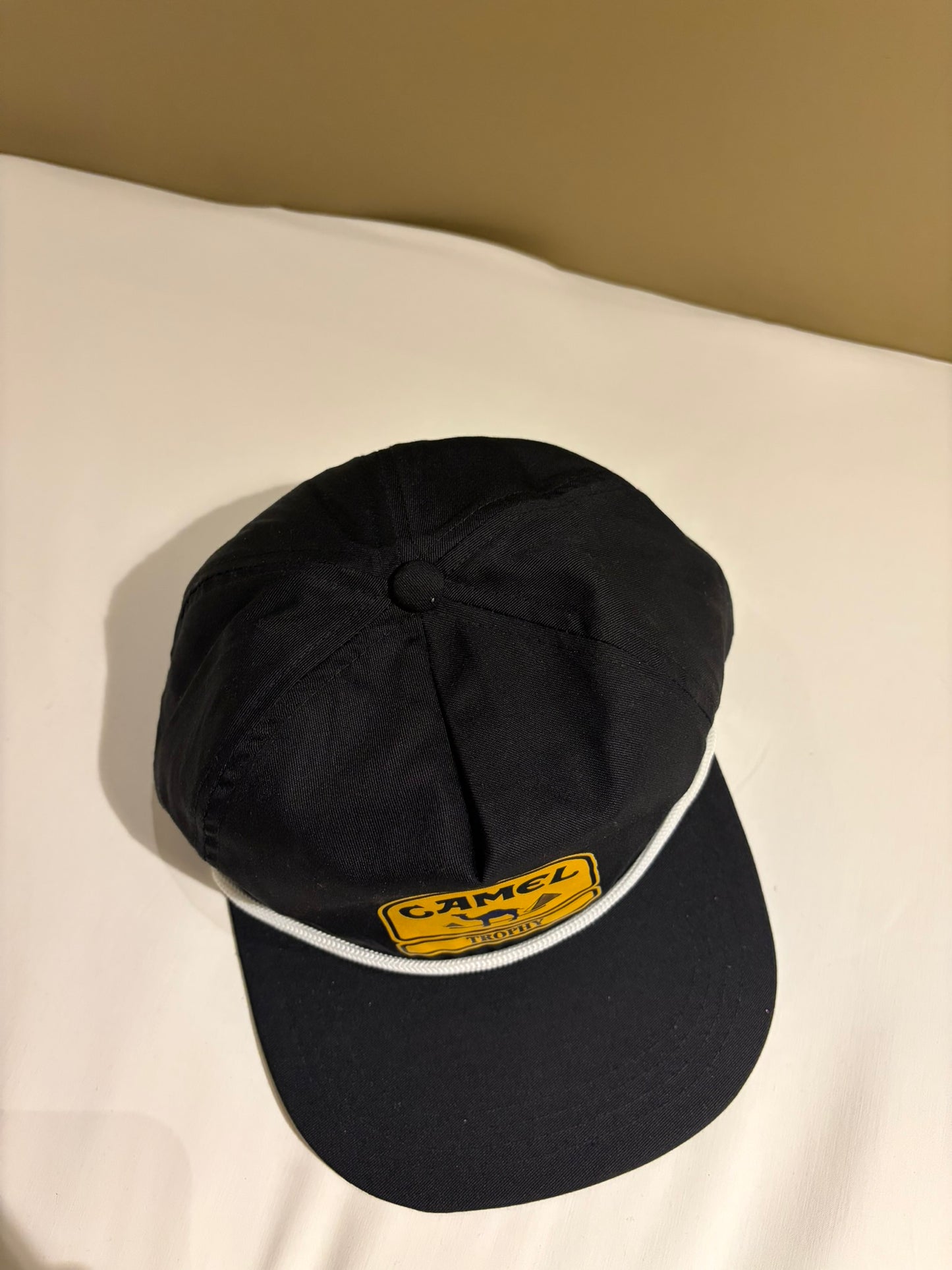 Camel Trophy 5-panel rope snapback cap-Black