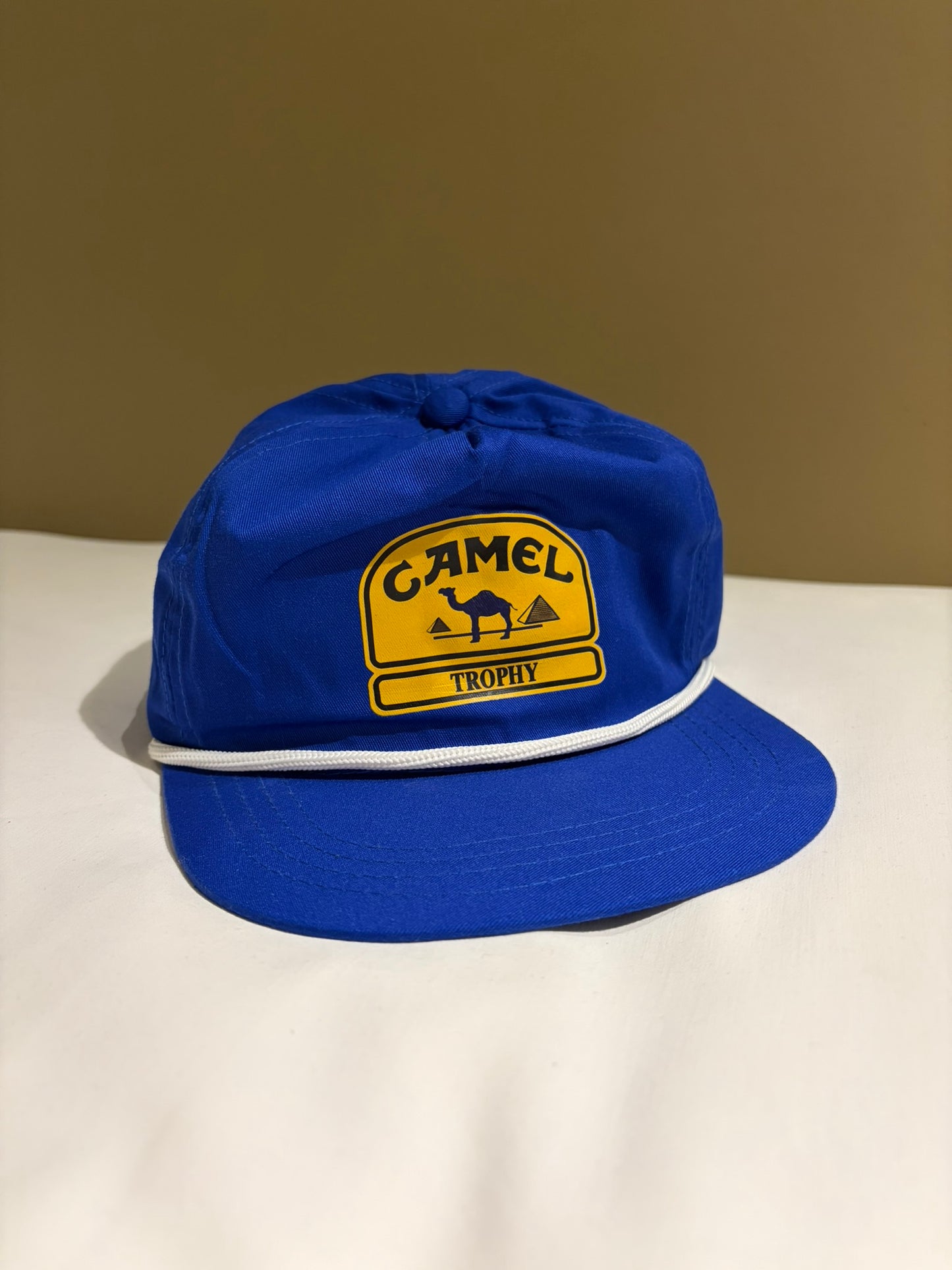 Camel Trophy 5-panel rope snapback cap-Blue