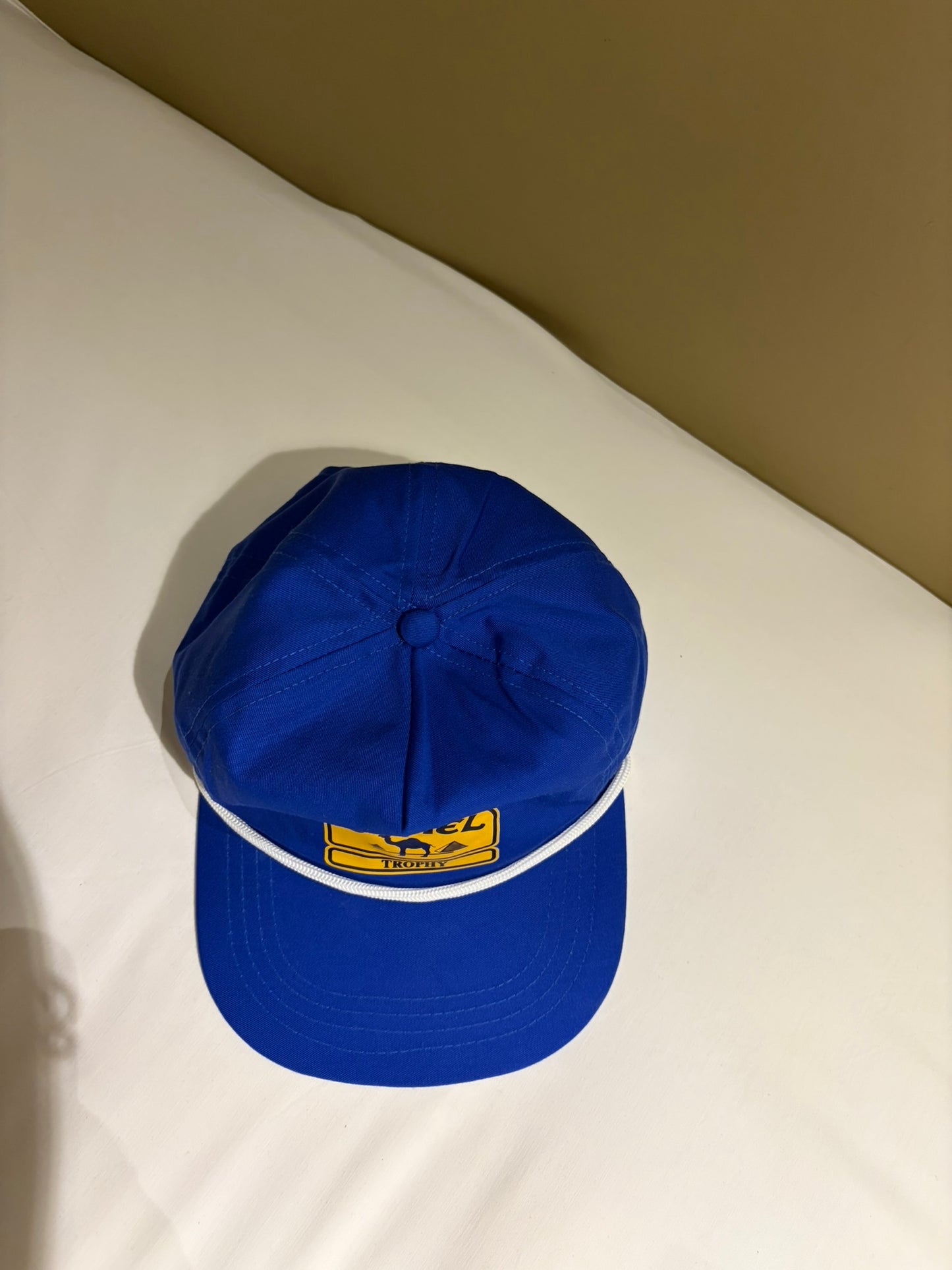 Camel Trophy 5-panel rope snapback cap-Blue