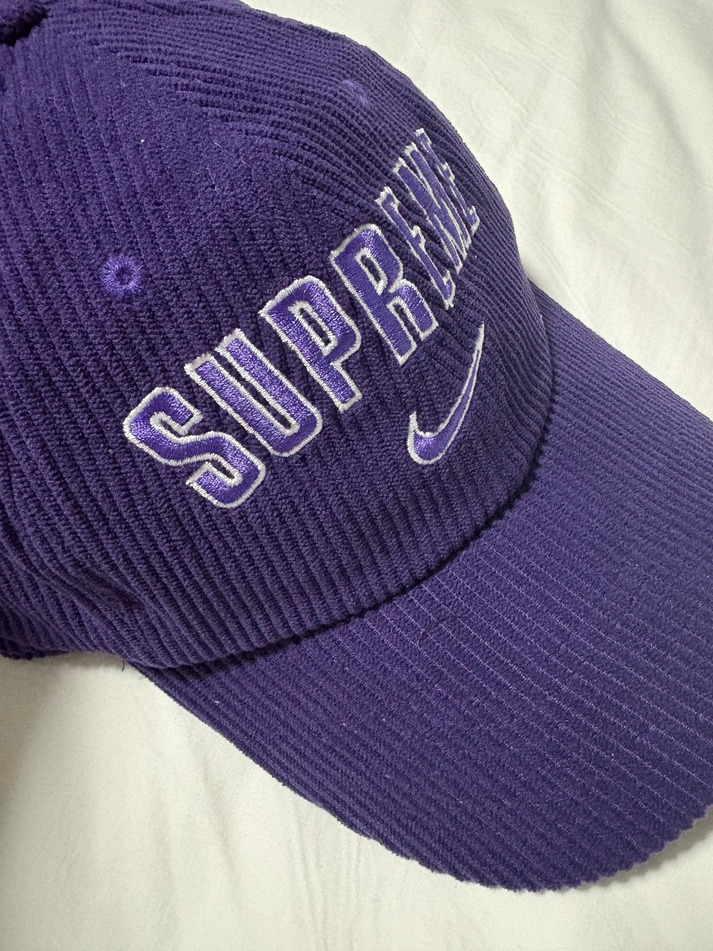 Supreme x Nike Arc Corduroy 6-Panel-Purple
