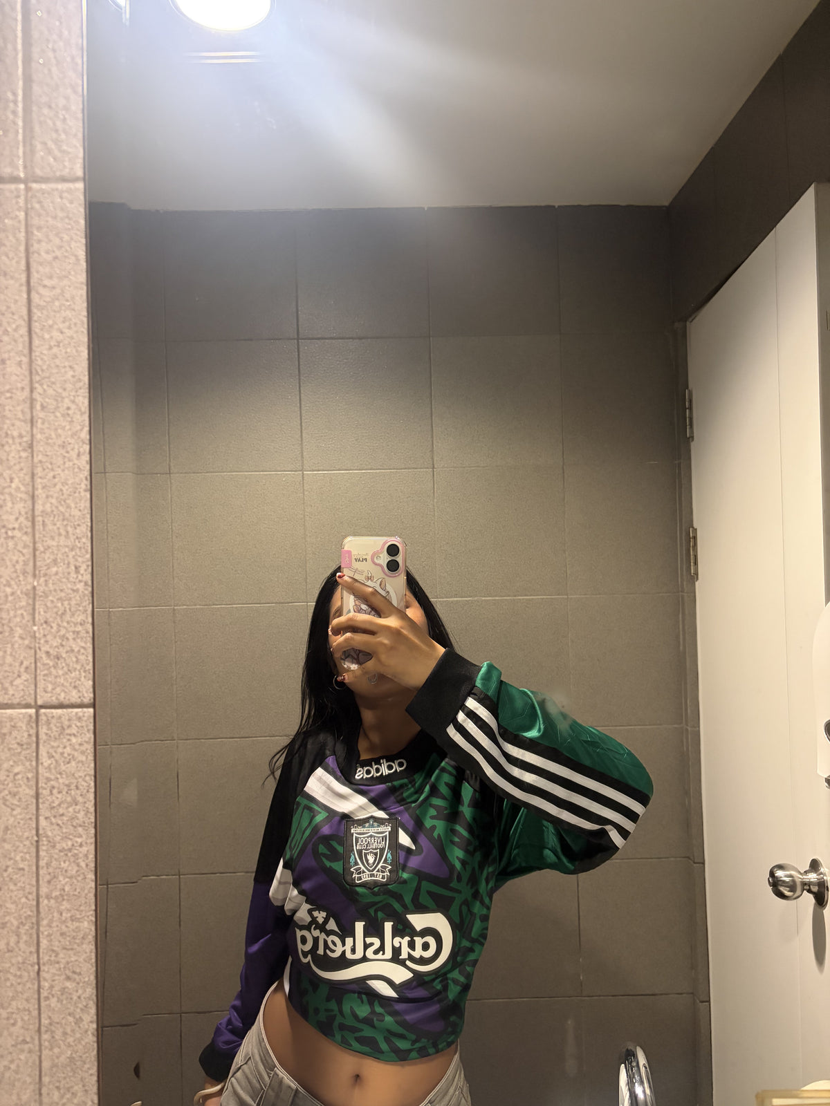 Vintage Adidas Liverpool 1995-96 goalkeeper jersey