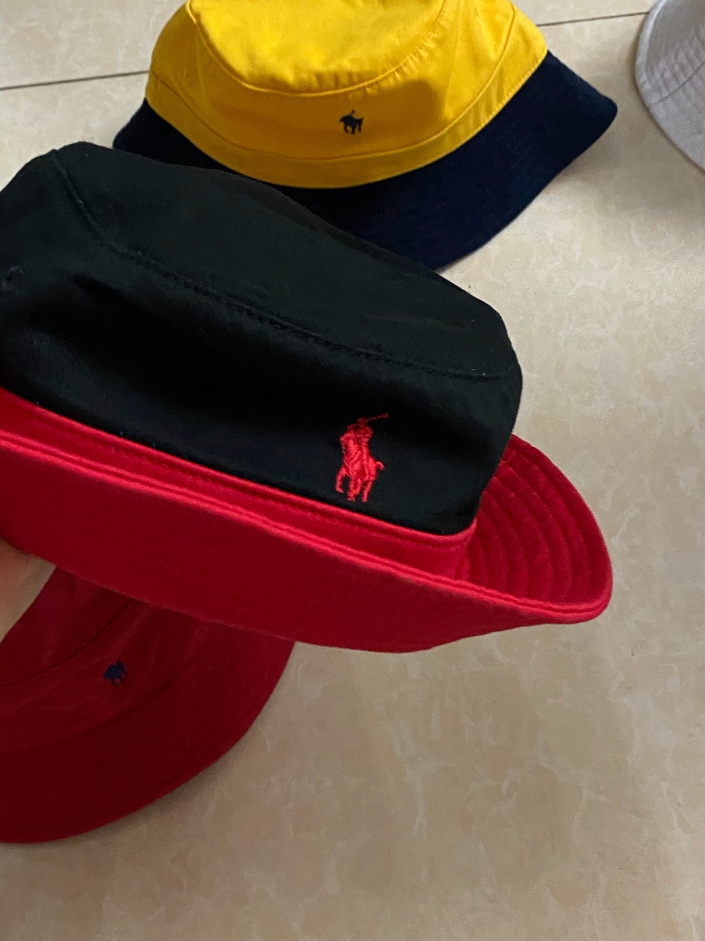Polo Ralph Lauren Bucket Hat - Black/Red
