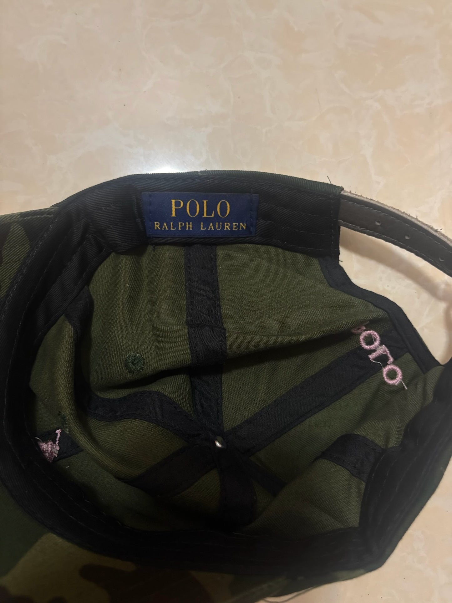 Polo Ralph Lauren Baseball Cap - Camouflage White logo