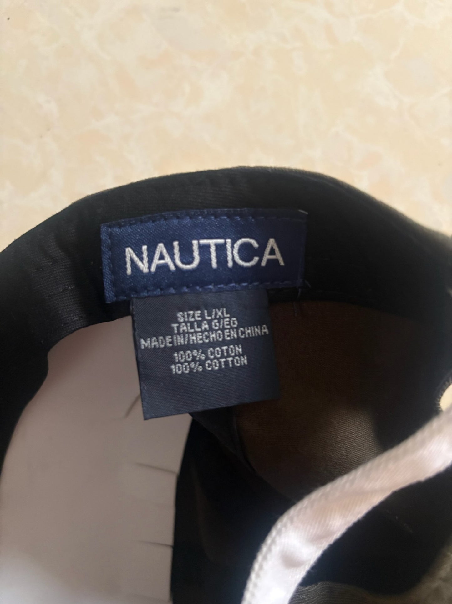 Nautica Baseball Cap Hat-Black