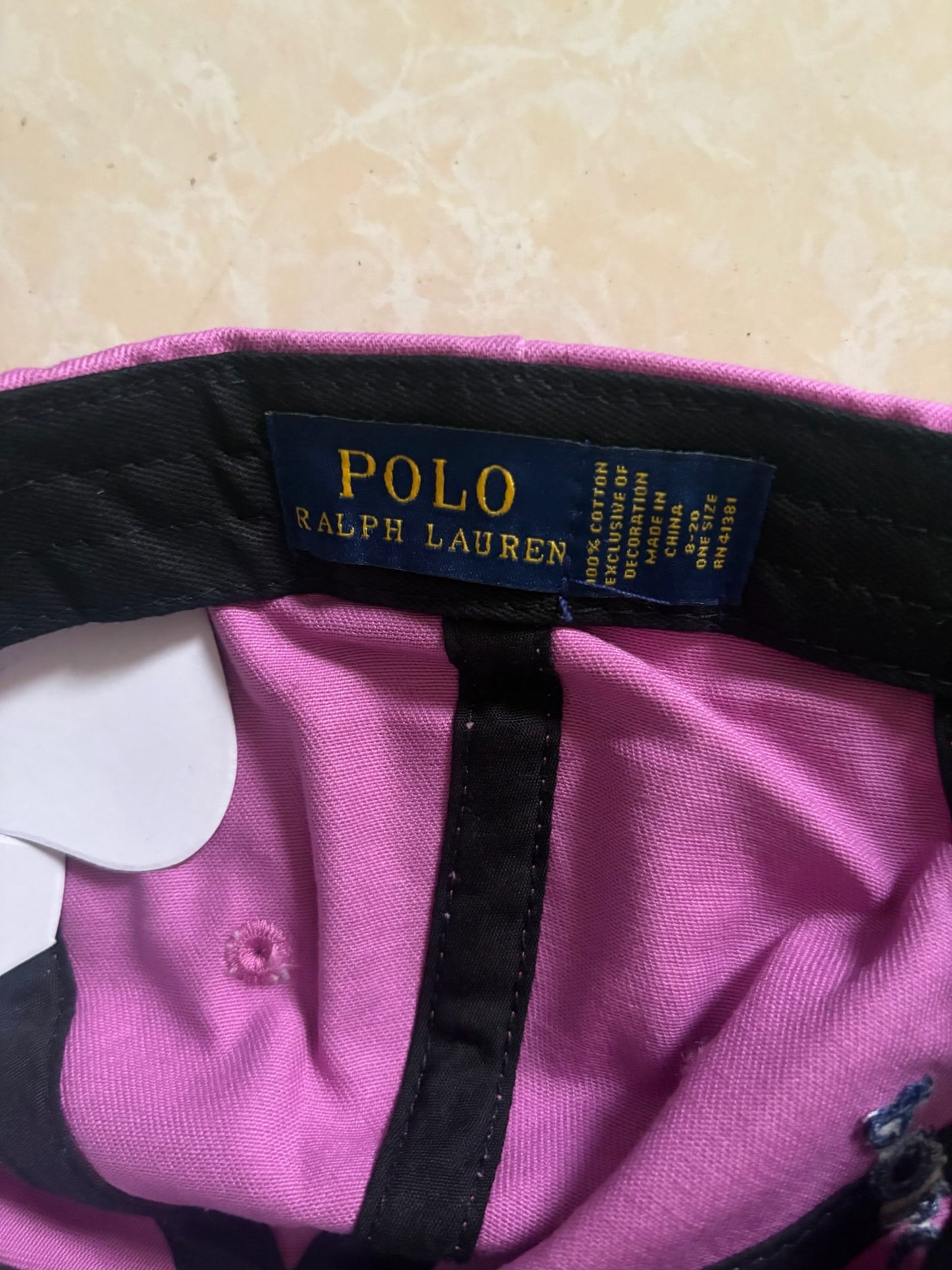 Polo Ralph Lauren Baseball Cap - Magenta Pink