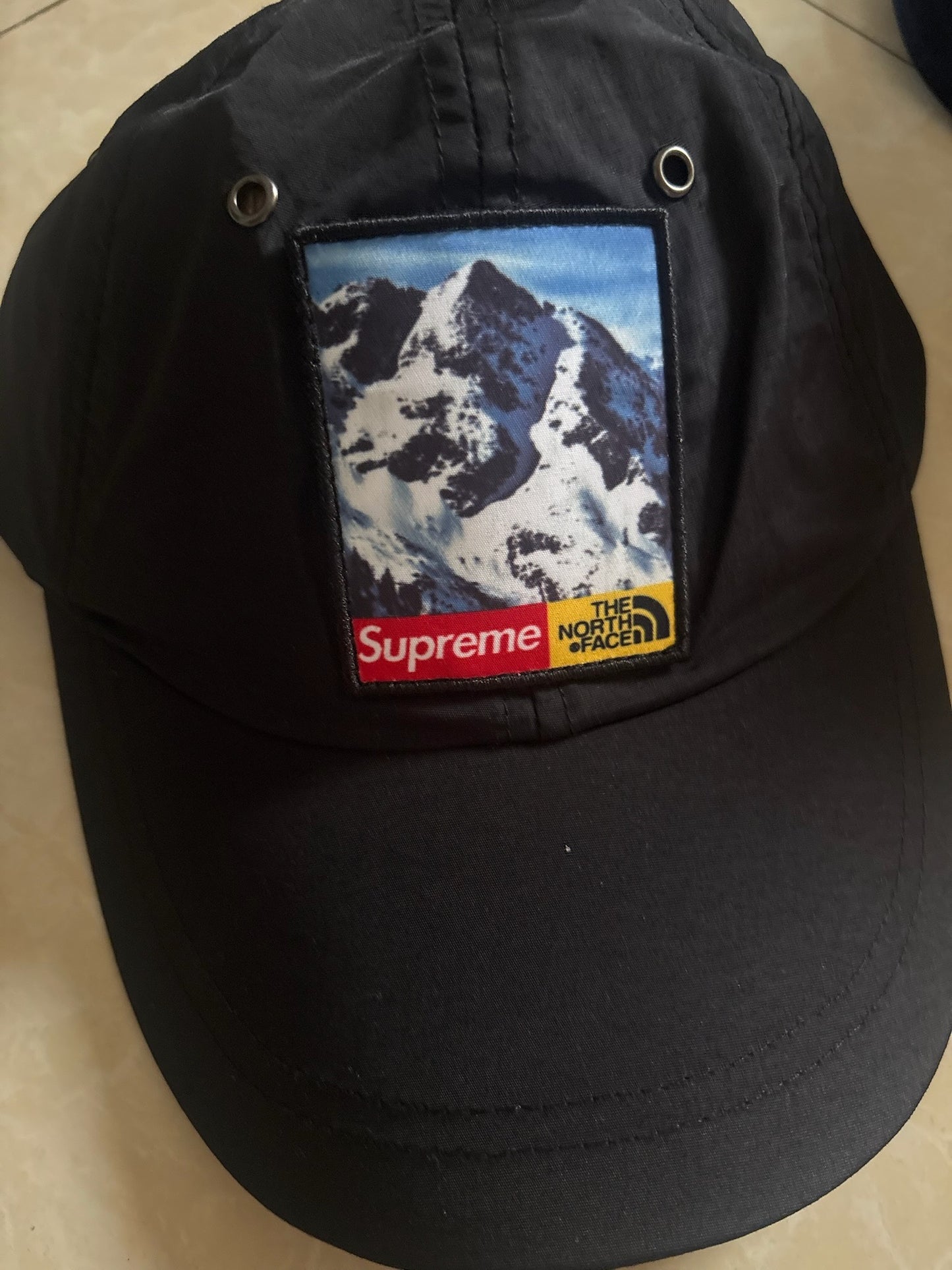 Supreme x The North Face Mountain 6-Panel Hat-Black