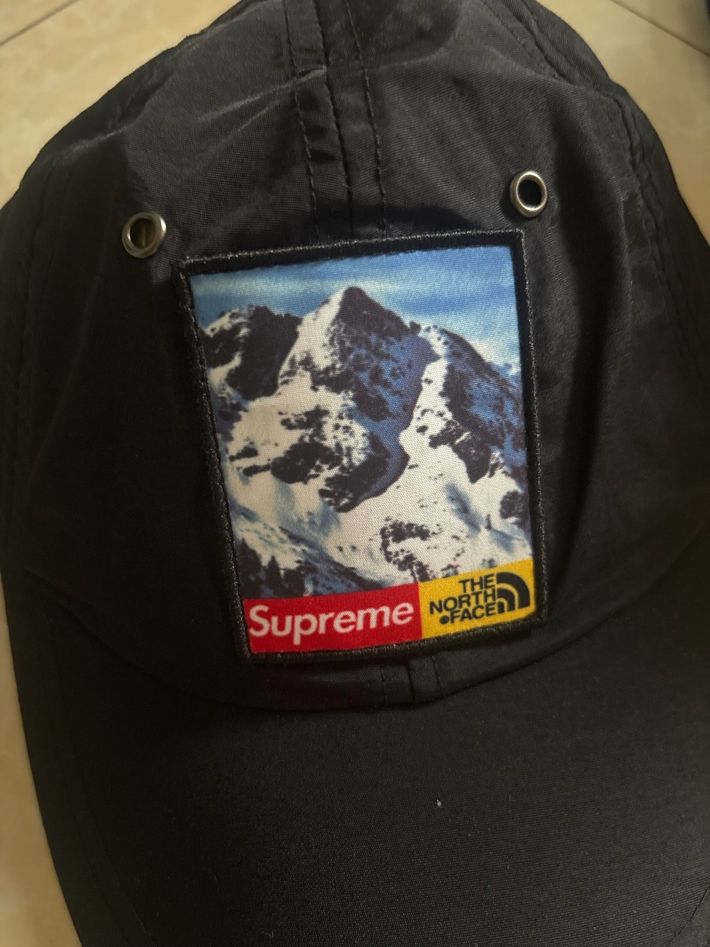 Supreme x The North Face Mountain 6-Panel Hat-Black