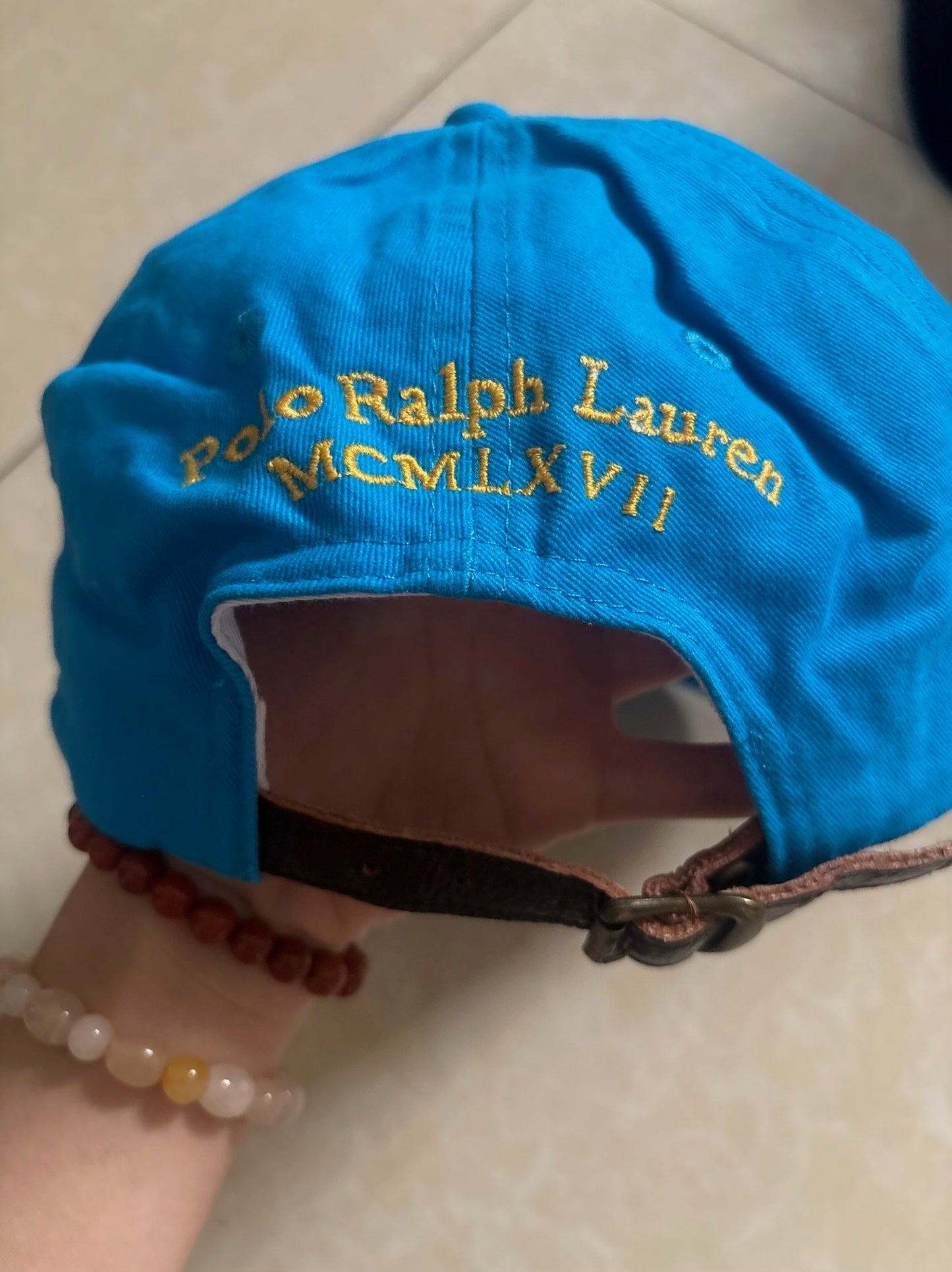 Polo Ralph Lauren Baseball Cap - Turquoise Blue