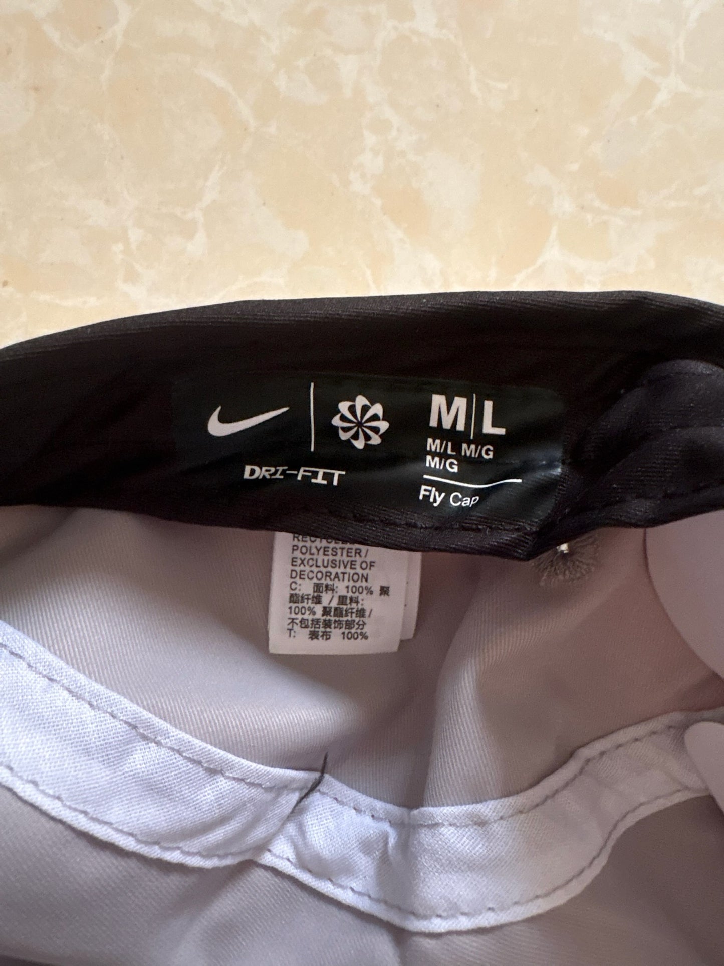 Nike Dri-FIT Fly Cap - Light Grey Black