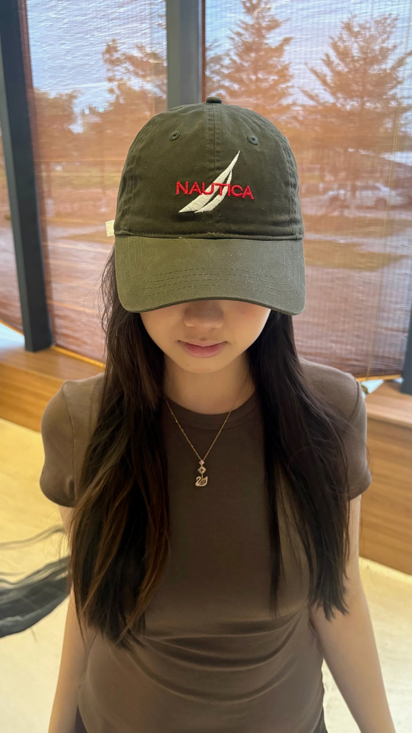 Nautica Baseball Cap Hat-Black
