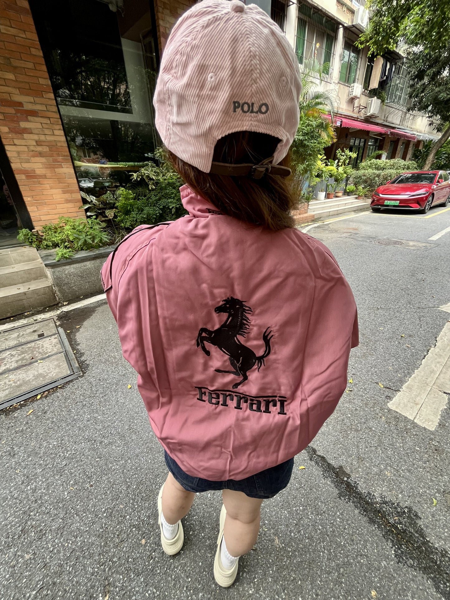 Ferrari Racing Jacket - Pink Vintage F1