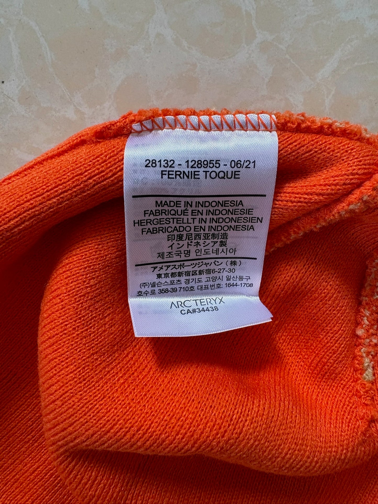 Bird Head Toque Beanie – Orange