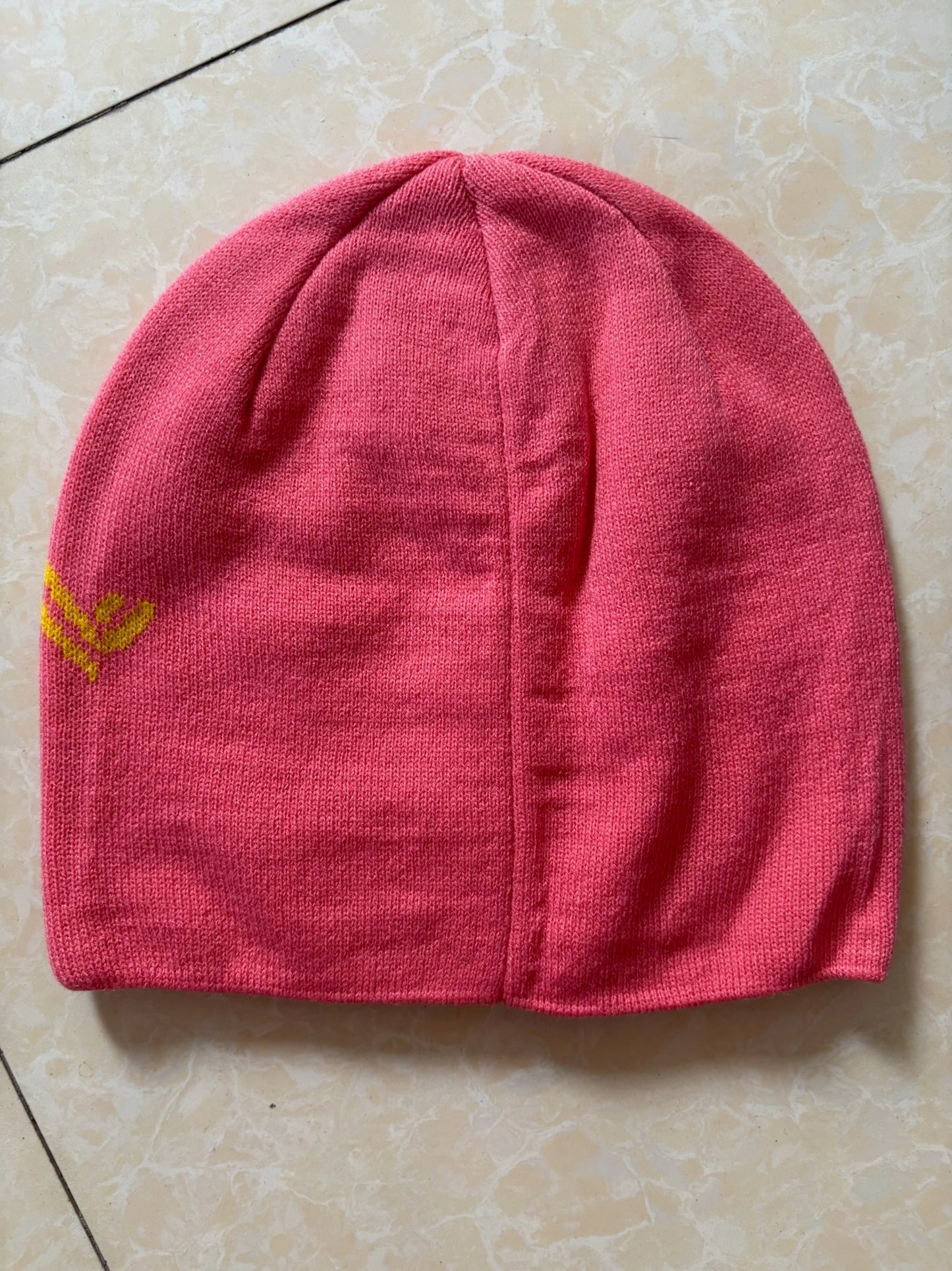 Bird Head Toque – Pink / Yellow