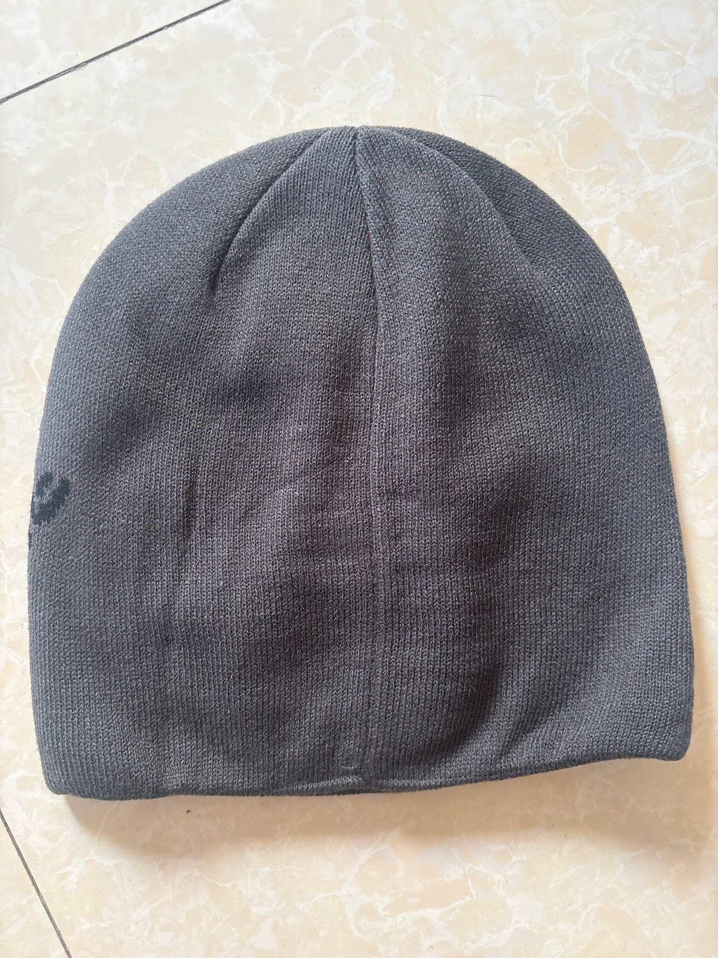 Bird Head Toque Beanie – Dark Grey