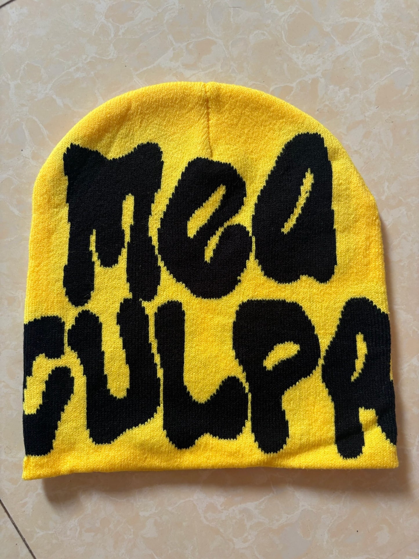 Mea Culpa beanie-Yellow